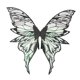 thumbnail image 1 of Butterfly Wing Lindo para jugar Cumpleaños Show Show Photos Props Negro, 1 of 8