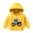 Yellow, variant on Trupants Toddler 4T Red Kids Hoodie - 3D Tractor Appliqué, Quick-Drying Easy Care