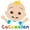 Primary, variant on CoComelon Sleep and Play Toddler Bed with Built-In Guardrails by Delta Children, Blue/Multi