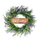 thumbnail image 2 of CREATITOY Lavender Welcome Wreath Door Hanging Decor for Indoor Outdoor Home, 2 of 6