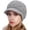 B-grey, variant on Women Winter Warm Beanie Knit Hat Soft Lined Snow Ski Caps with Visor
