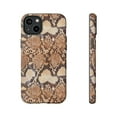 thumbnail image 2 of Brown Snakeskin Print iPhone 15 Case-iPhone-iPhone Case-Animal Print Case, 2 of 3