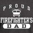 thumbnail image 3 of CafePress - Proud Firefighter's Dad Dark T Shirt - Men's Classic Graphic Cotton T-Shirt, 3 of 4