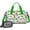 White Cartoon Cute, variant on Women Men Gym Bag,White Cartoon Cretaceous Dinosaurs Pattern Small Duffle Bag Spend the Night Bags for Women with Shoes Compartment Washbag,Detachable Shoulder Strap,19.7x8.3x11 Inches