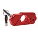 thumbnail image 1 of Cerradura para manillar de motocicleta, scooter, ATV, freno, embrague, seguridad, protección contra robo, cerraduras, rojo, 1 of 2