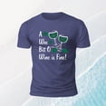 thumbnail image 6 of Ankishi St. Patrick's Day T-Shirts for Men Clover Wine Glass Funny Carnival T Shirts Crew Neck Clothes Everyday Wear, 6 of 8