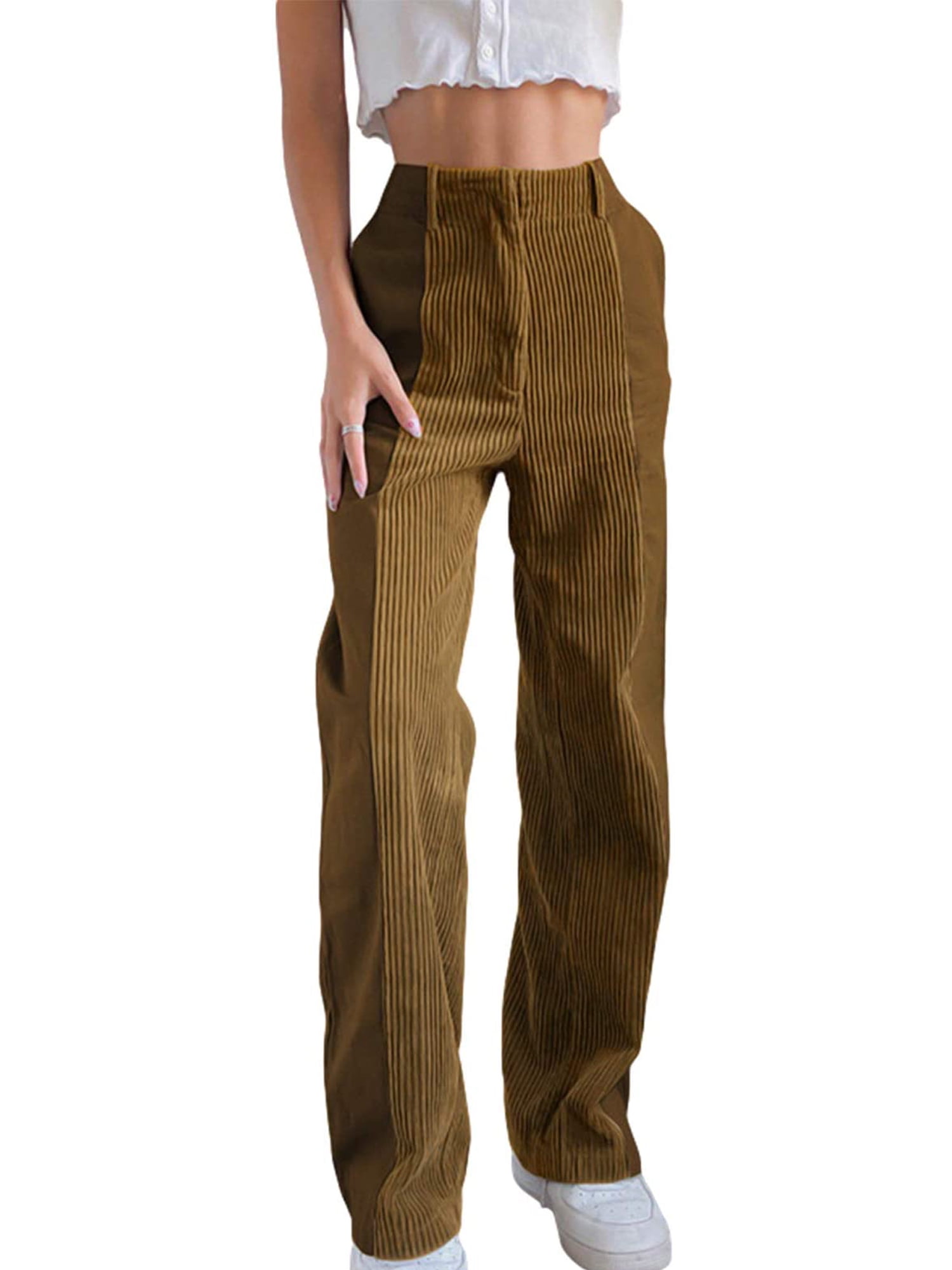 Dewadbow Women Straight Leg Casual 