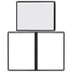 thumbnail image 1 of Carpeta transparente de 2 piezas para menú de restaurante, uso diario, hojas sueltas, 1 of 5