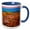 Blue/White, variant on 3drose, Usa, Utah. Bryce Canyon National Park, Twilight, 15oz Mug