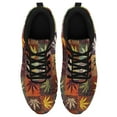 thumbnail image 2 of Marijuana Leaf Shoes for Men Women Casual Running Walking Tennis Sneakers Gifts for Marijuana Lover Black Size 5, 2 of 5