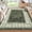 green, variant on 2*6ft/4*6ft/5*7ft/8*10ft/9*12ft/10*13ft Washable Area Rug Modern Bordered Geometric Area Rug for Living Room Stain Resistant Throw Carpet with Non-Slip Backing Floor Cover for Bedroom Dining Room