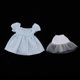 thumbnail image 4 of Adorable ropa de muñeca , lindo con ropa interior blanca, accesorios de moda, para Obitsu11 OB11 para Mini 1/12 Raya azul CUTICAT  Conjuntos de vestido de muñeca, 4 of 5