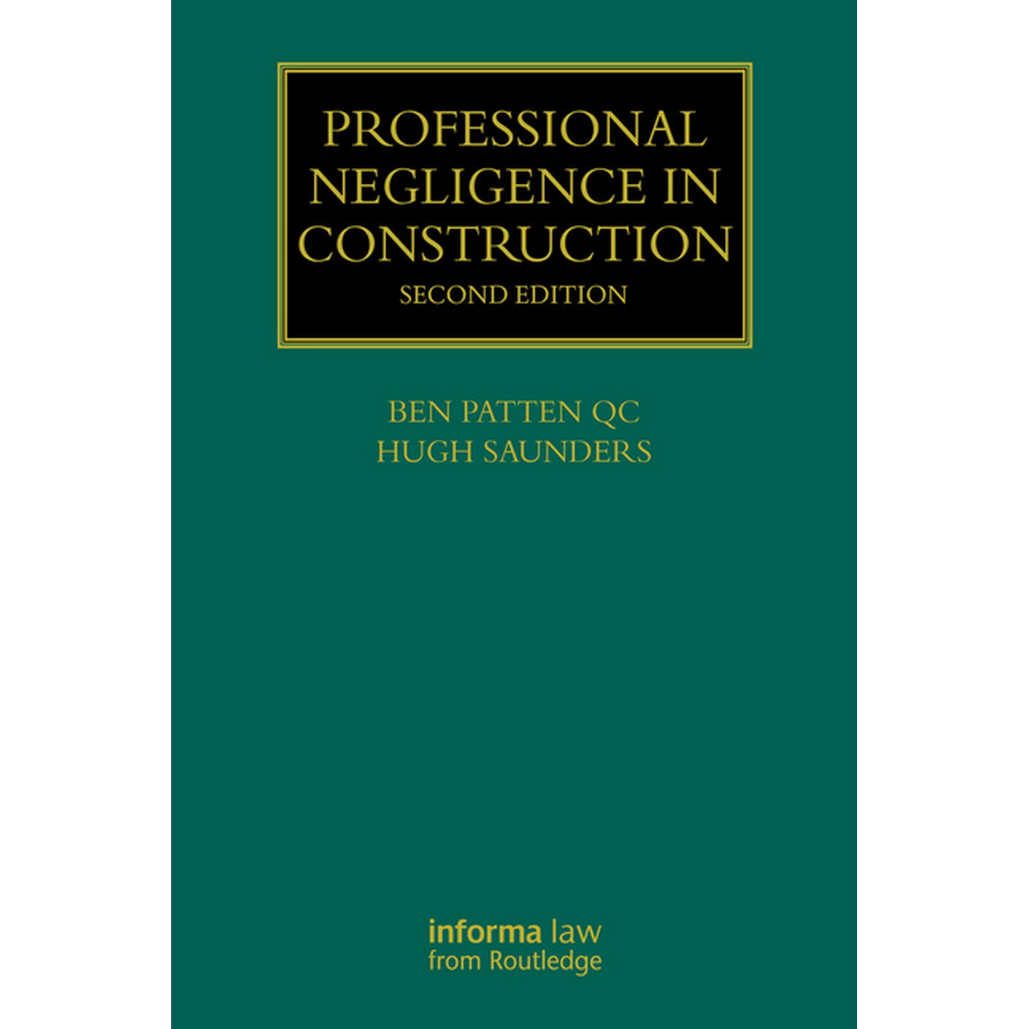 Construction Practice Professional Negligence in Construction, (Paperback)