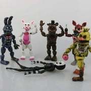 6Pcs/set PVC Five Nights At Freddy's Action Figure FNAF Bonnie Foxy Freddy Fazbear Bear Dolls Toys