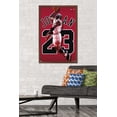 thumbnail image 3 of Michael Jordan - Jersey Wall Poster, 22.375" x 34" Framed, 3 of 4