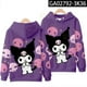 thumbnail image 2 of Sudadera con capucha Kawaii Kuromi para niños, Ropa para Niñas, sudaderas Sanrio para niños, sudaderas de manga larga con capucha de dibujos animados, Primavera, 2 of 4