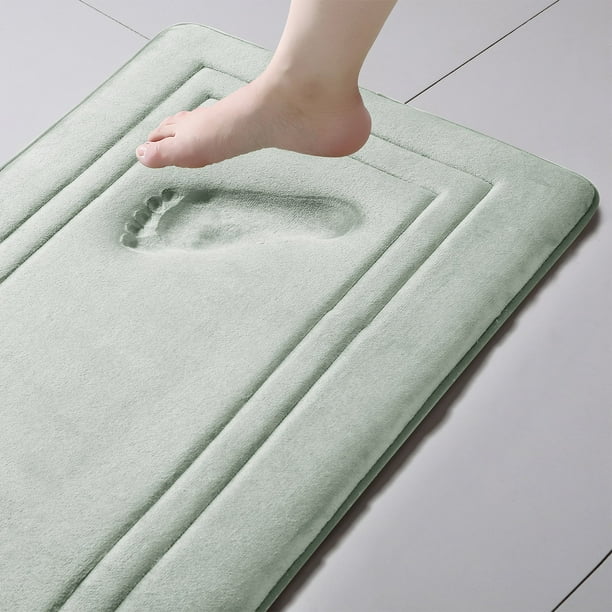 VCNY Home Verona Memory Foam Bath Runner, 24 x 60, Blue