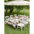 thumbnail image 4 of Outdoor Tablecloth with Umbrella Hole for Patio/Picnic/Party/Camping, Tropical Cactus Waterproof Table Cloth Rectangle Table Cover Washable, Spring Summer Potted Plants Watercolor (54"x 80"), 4 of 8
