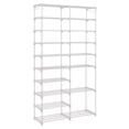 thumbnail image 4 of Ktaxon Shoe Rack 10 Tiers 45 Pairs w/ 8 Hooks, Shoe Storage Cabinet Organizer for Entryway, Hallway, White, 4 of 14