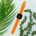 thumbnail image 2 of Cowboys Engraved Silicone Unisex Watch Band for Fitbit Versa 3 and Sense (Orange) by Affinity Bands, 2 of 4