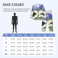 thumbnail image 6 of Bingfone Men'S Pajama Set 2 Piece Loungewear Pjs, Long Sleeve With Pajama Pants-Vintage Flower, 6 of 9