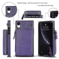 thumbnail image 4 of Funda tipo cartera para iPhone XR con tarjetero y correa para el hombro para mujer, 4 of 5
