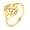 Gold, variant on Norse Viking Valknut Ring Stainless Steel Anniversary Wedding for Men Women