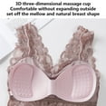 thumbnail image 2 of Women Lace Bra Camisole Crochet Floral Padded Tank Top Flower Bra Vest Bustier Crop Top Wireless Underwear With Chest Pad, 2 of 6