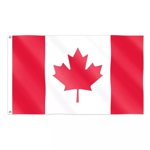 Bandera nacional oficial de la Copa Mundial 2026, 90 x 150 cm, con ojales de latón