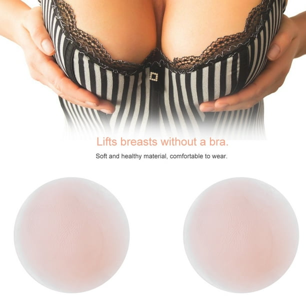 Nude Breast Lift Silicon Nipple Sticker Ultra Thin Push Up Silicon Adhesive  Stick On Nipple Covers Breast Lift Round 
