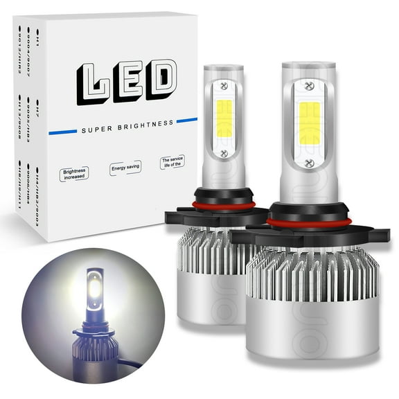 For Nissan Titan 2004-2015 6000K LED Headlight Bulbs High/Low Beam Kit 2pcs