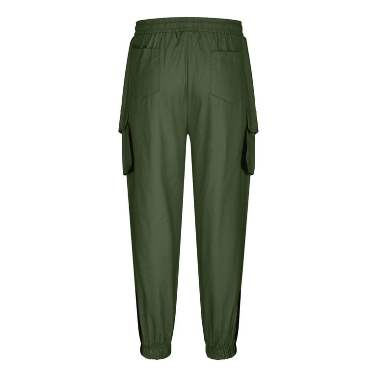 WQJNWEQ College Young Adult Fashion Men's Cargo Pants Slim WQJNWEQ College Young Adult Fashion Men's Cargo Pants Slim