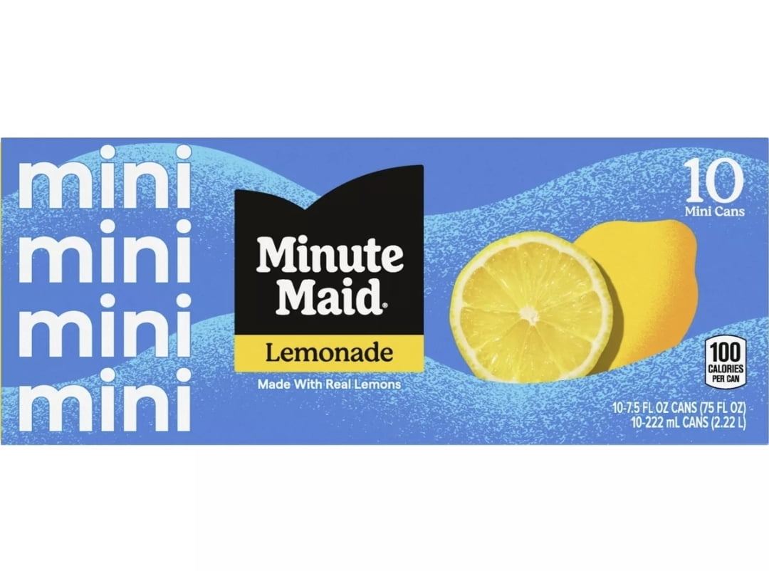 Minute Maid Lemonade Can, 7.5 Fl Oz, 30 pack