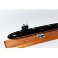 thumbnail image 5 of USS Hawkbill SSN-666 Submarine Model, US Navy, Scale Model, Mahogany, Sturgeon Class, 5 of 5