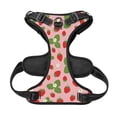 thumbnail image 4 of Kdxio Strawberries Print No Pull Dog Harness Adjustable Reflective Oxford Easy Control Medium Large Dog Harness for Training and Everyday-Medium, 4 of 8
