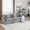 Grey, variant on YWEN Modular Sectional 3 Seater Cloud Sofa Couch for Living Room,113.8" Cloud Sofas with Deep Seat,Modern Chenille 3 Seat Sofas,Fluffy Cloud Couches for Bedroom,Apartment,Office