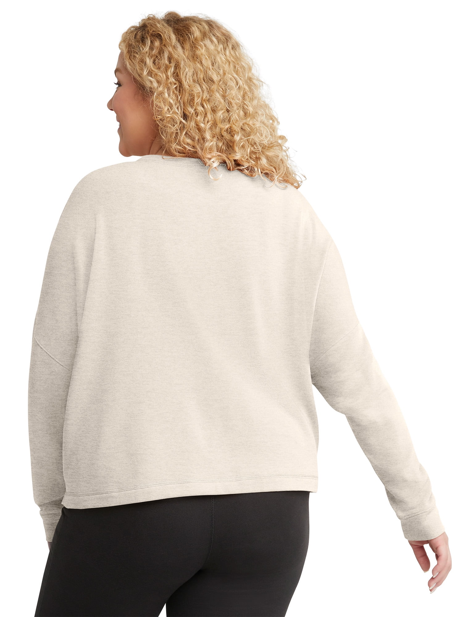 Hanes Originals Women's Soft Brushed Crop Sweatshirt