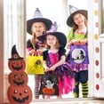 thumbnail image 3 of Halloween Treat Bags Reusable with Handles for Kids 8 Pack, 3 of 6