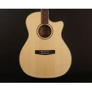 Cort GAMEDXOP Grand Regal Acoustic Electric Cutaway Guitar - Open Pore