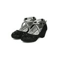 thumbnail image 5 of New Girl Little Angel Hailey-969E Glitter and Rhinestone Cross Strap Kiddie Heel, 5 of 5