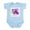 Sky Blue, variant on CafePress - Violet Infant Bodysuit - Baby Light Bodysuit, Size Newborn - 24 Months