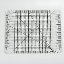 CCOCC Slotted Quilting Ruler Patchwork Diy Craft Cutting for Pattern Maker