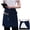Navy Blue, variant on DOVACKA Black Server Apron with 3 Pockets, 18" Long, Waterproof Half Waist Apron for Men Women, Waiter Waitress Bistro