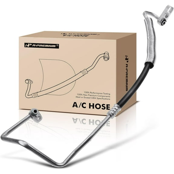A-Premium A/C Discharge Line Hose Assembly Compatible with Chevrolet Aveo Aveo5 2006 2007 2008 1.6L, Compressor to Condenser