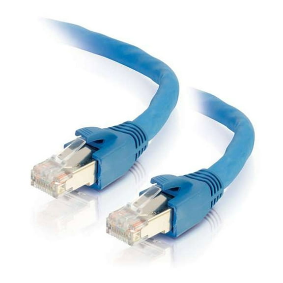 C2G 75ft Cat6 Snagless Solid Shielded Ethernet Network Patch Cable - Blue