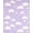 Lilac Purple, Pattern 1, variant on ODIKA 8'x10' Washable Area Rug Durable, Non-Slip Purple Dreamy Circle Motif Ombre Gradient Watercolor Contemporary for Living Room, Under Sectional, Family