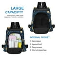 thumbnail image 6 of FORMRS Women's Travel Backpack Purse Anti-Theft Hidden Pockets Casual Shoulder Bag, Blue Fireflies Pattern, 6 of 7