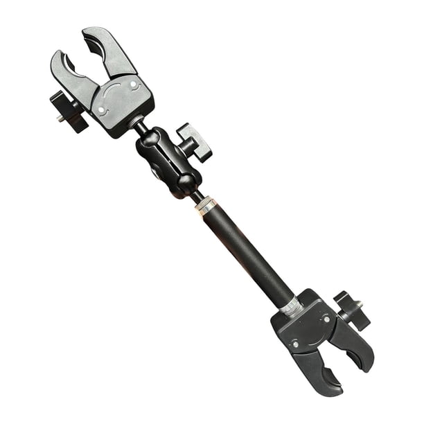 Soporte de abrazadera para cámara, soporte de luz para estudio fotográfico, soporte de brazo para fotografía, bandera para exteriores estable Longitud 35 cm