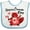 White and Blue, variant on Inktastic Happy Canada Day Cute Red Beaver with Canadian Flag Boys or Girls Baby Bib