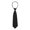 Black, variant on INSPIRE CHIC Men's Pre-Tied Zipper Tie Solid Color Formal Casual Adjustable Wide Tie Purple 35cm/13.8'